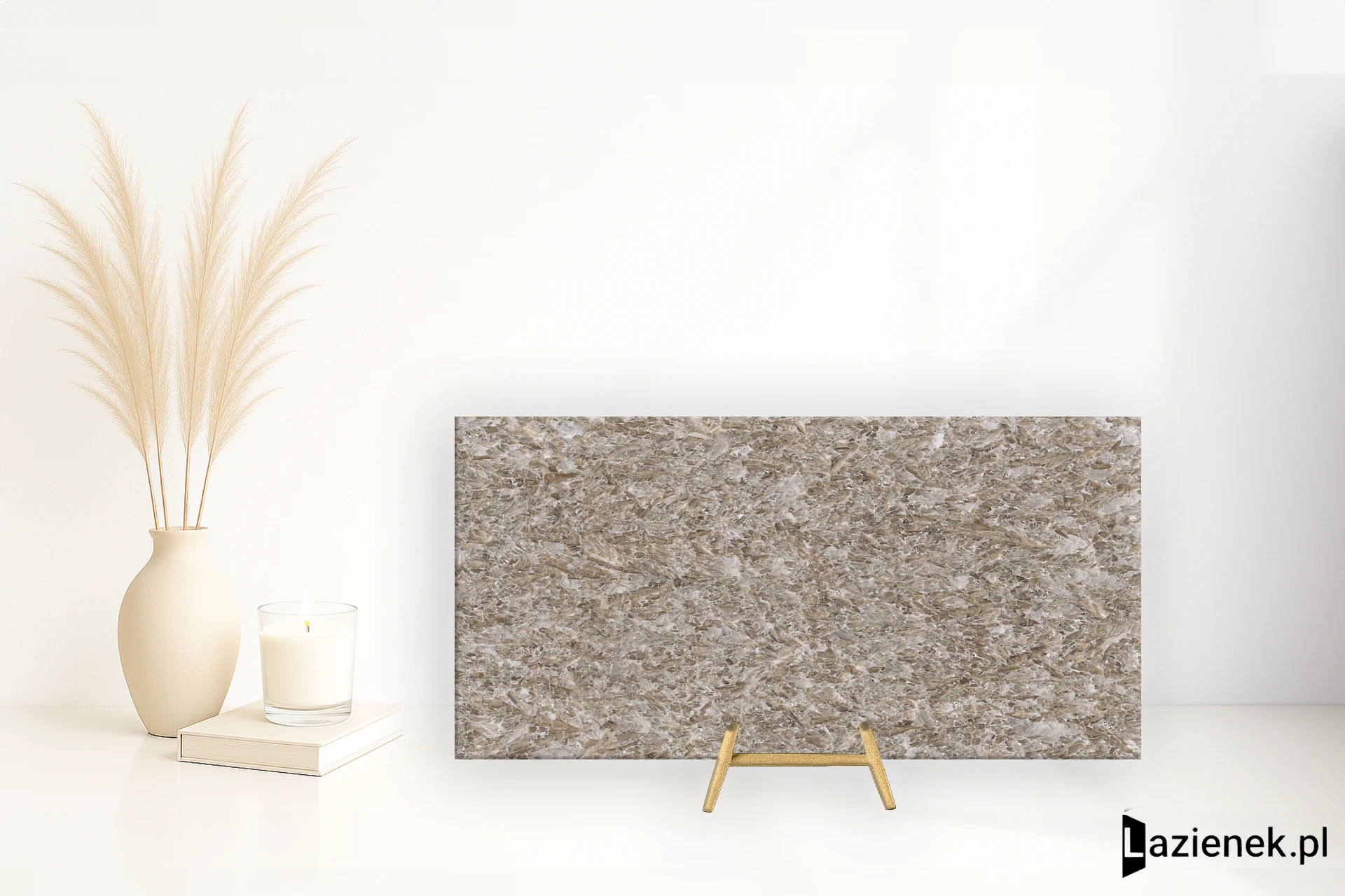 Graniti Fiandre Selenite Maximum Selenite Greige kryształowa 150x300 cm gr. 6 mm - płytka rektyfikowana / MSJ30061530